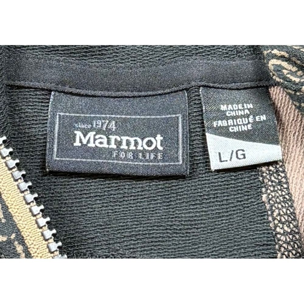 Marmot Callie Womens Full Zip Hoodie Geometric Diamond Print Size Large - Picture 4 of 10